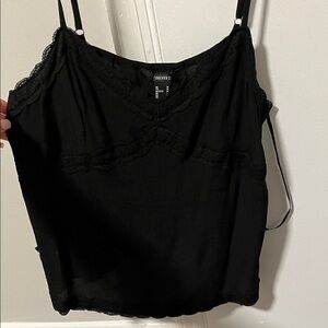 Forever 21 Elegant Black Lace Cami